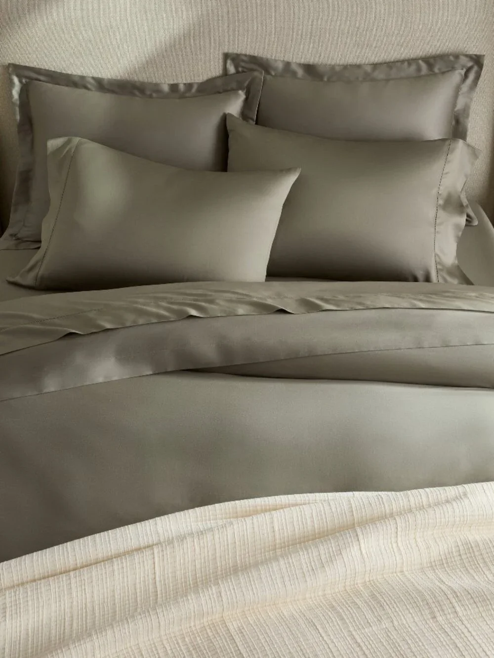 Giza Cotton Sateen Sham Set - 2 Pillowcases